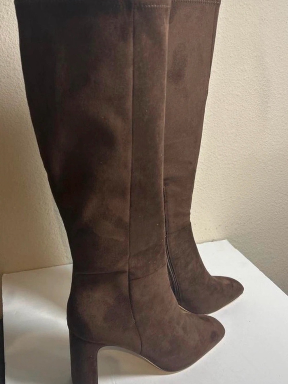 Madden Girl Brown Suede Over-the-Knee Boots
